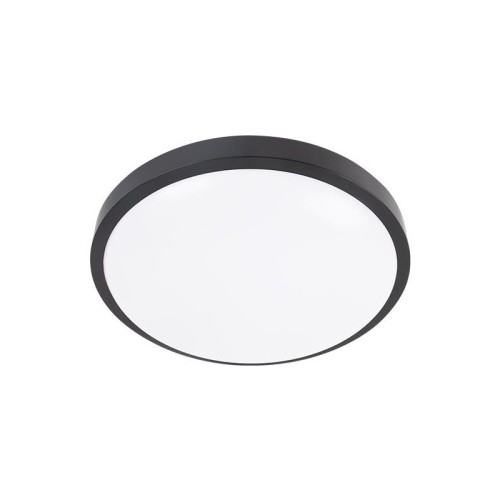 Plafon LED LUVO z czujnikiem 24W 230V IP44 4000K czarny
