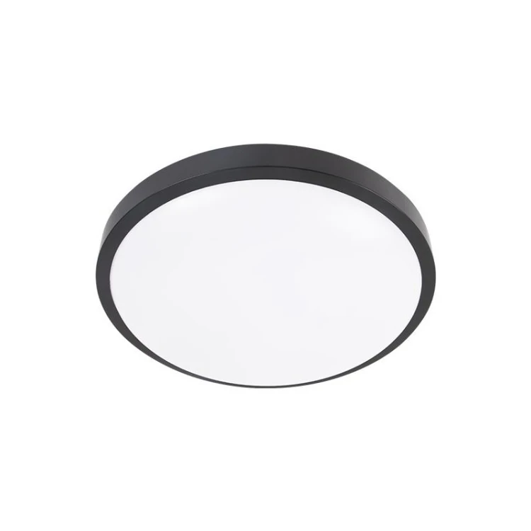 Plafon LED LUVO z czujnikiem 24W 230V IP44 4000K czarny