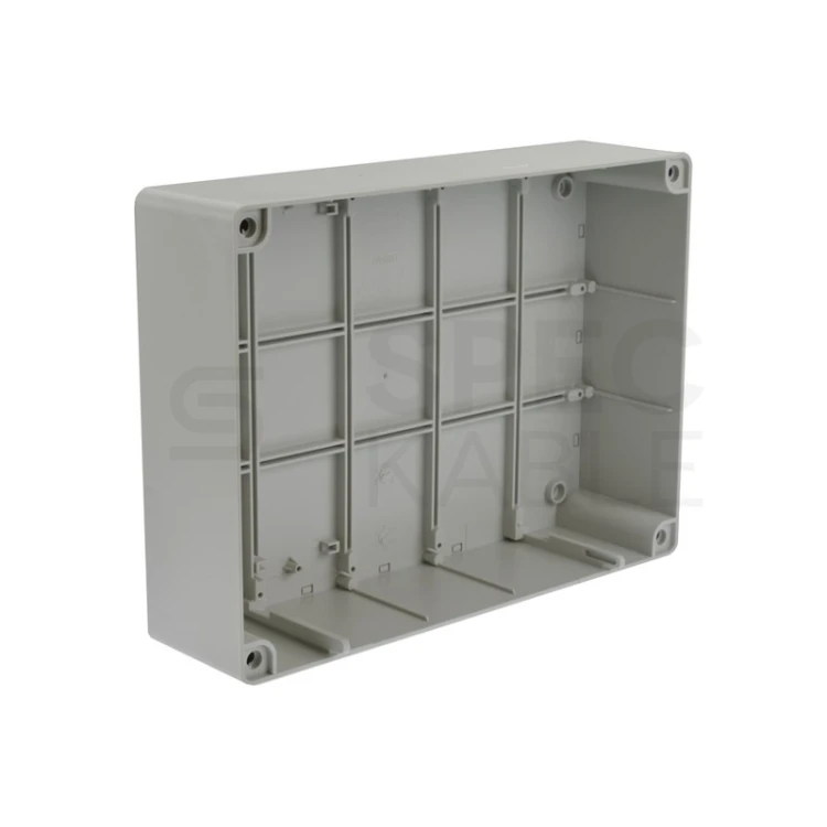Puszka elektryczna IP65 300x220x120 mm szara S-BOX 616