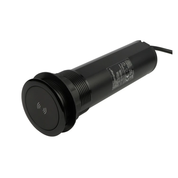 TOWER BOX gniazdo do mebli z USB-A USB-C czarne