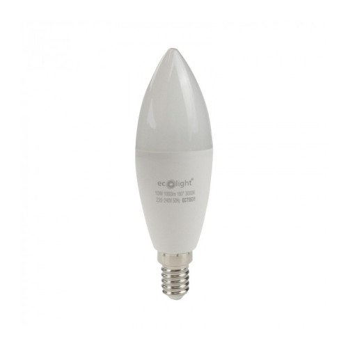 Żarówka LED E14 10W C37 biała ciepła świeczka