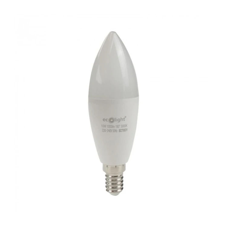 Żarówka LED E14 10W C37 biała ciepła świeczka