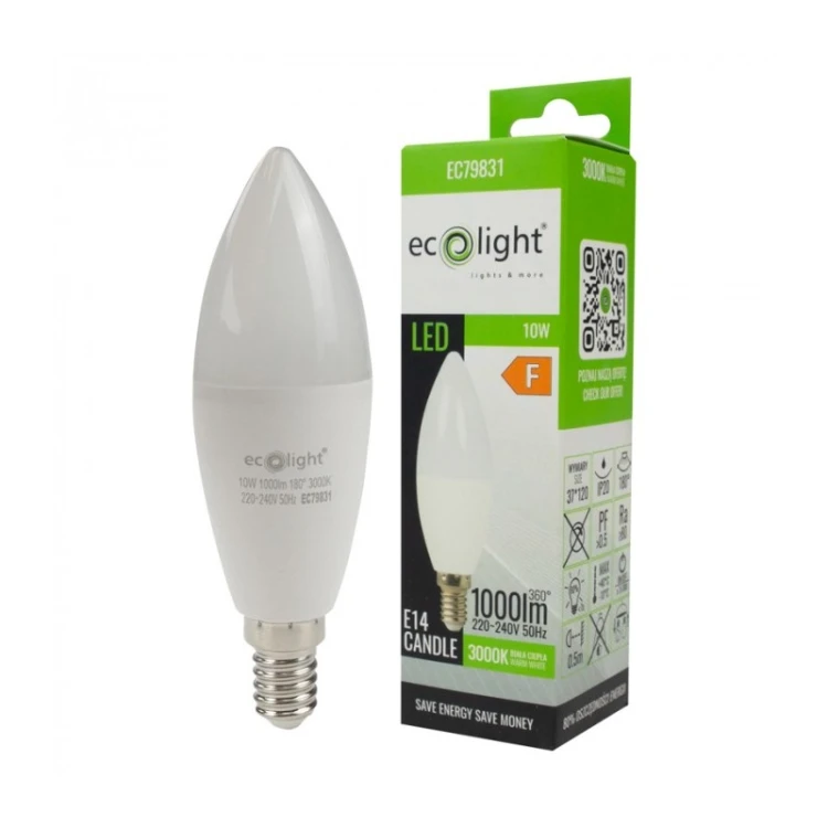 Żarówka LED E14 10W C37 do lamp i żyrandoli