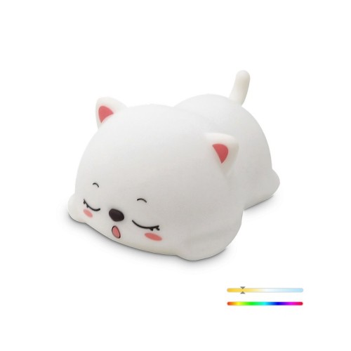 Lampka nocna LED DREAM CAT RGB + biała ciepła