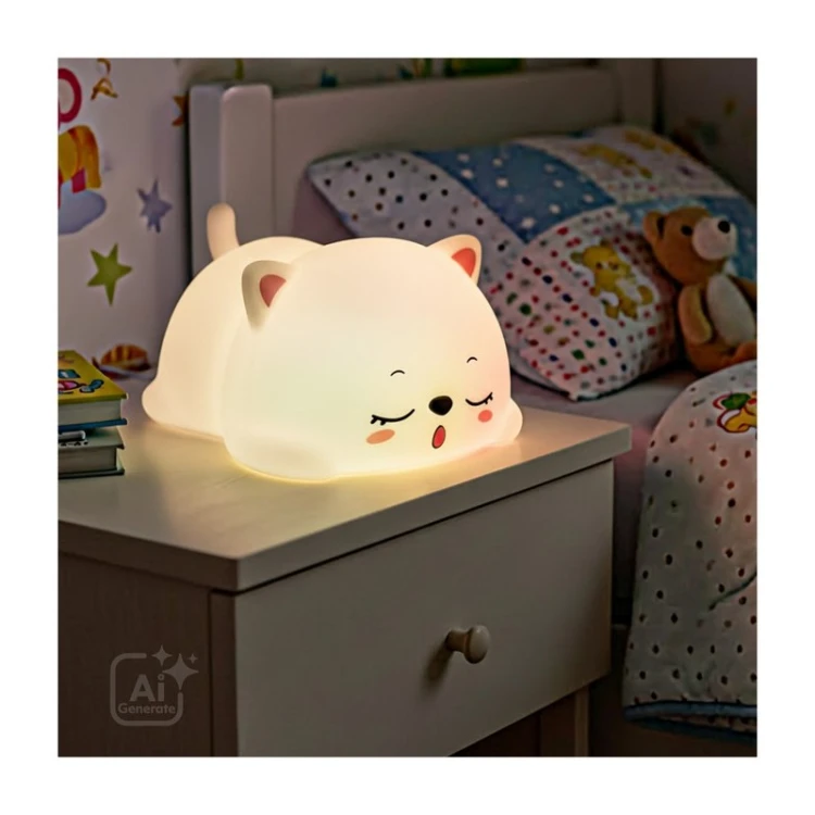 Lampka LED DREAM CAT z kolorowym światłem RGB