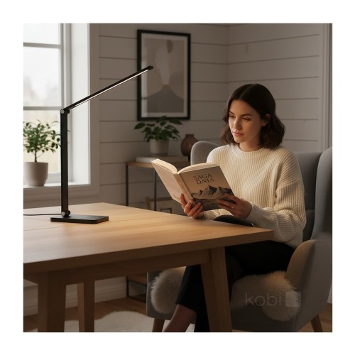 Lampa biurkowa LED 7W CCT NOBLITE Q czarna