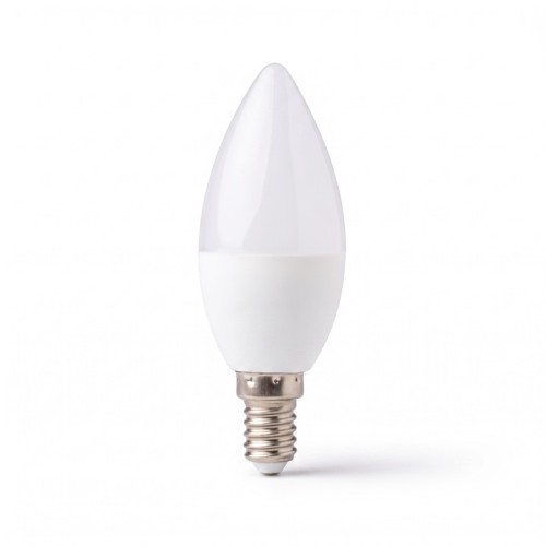 Żarówka LED E14 10W biała zimna świeczka C37