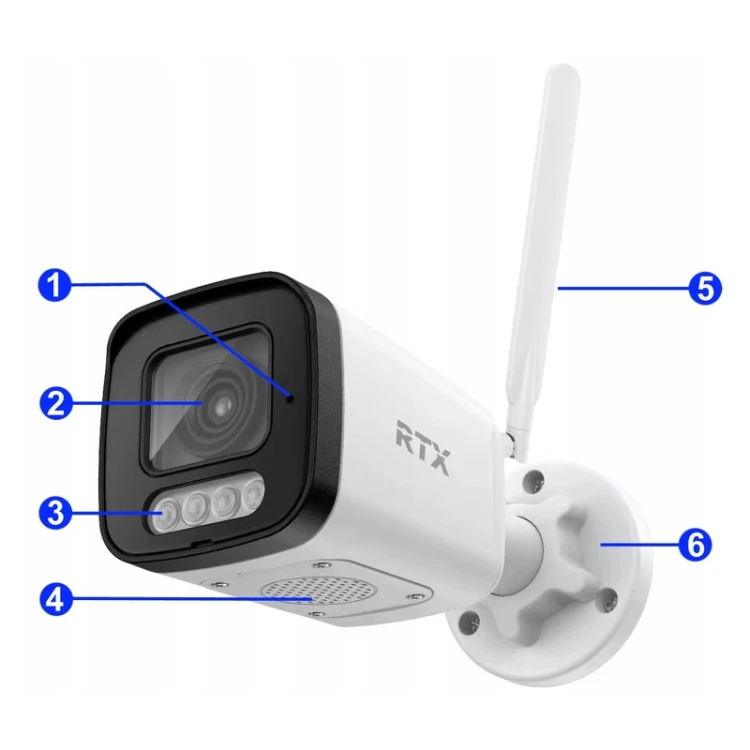 Kamera RTX WiFi TUYAsmart z dwukierunkowym audio