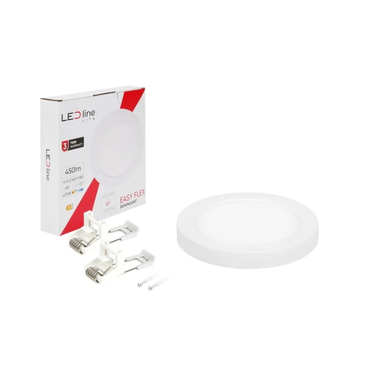 Downlight EASY FLEX 6W biała neutralna 4000K