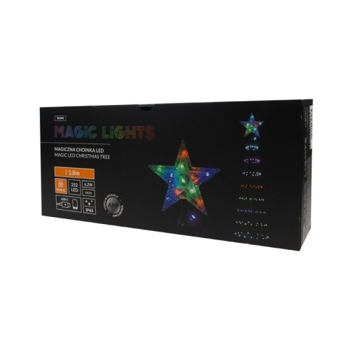 Choinka świetlna LED 180 cm Cone Tree z 252 diodami USB-C
