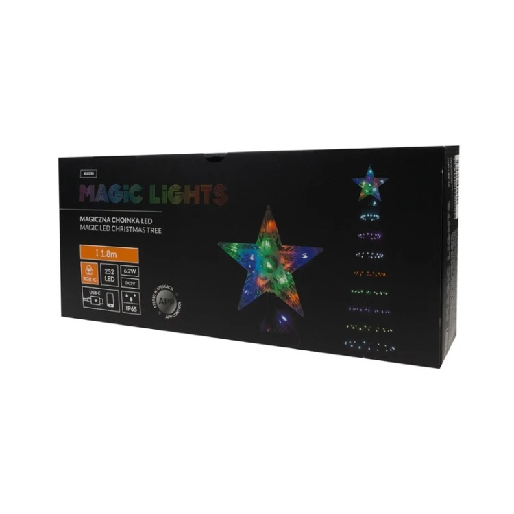 Choinka świetlna LED 180 cm Cone Tree z 252 diodami USB-C