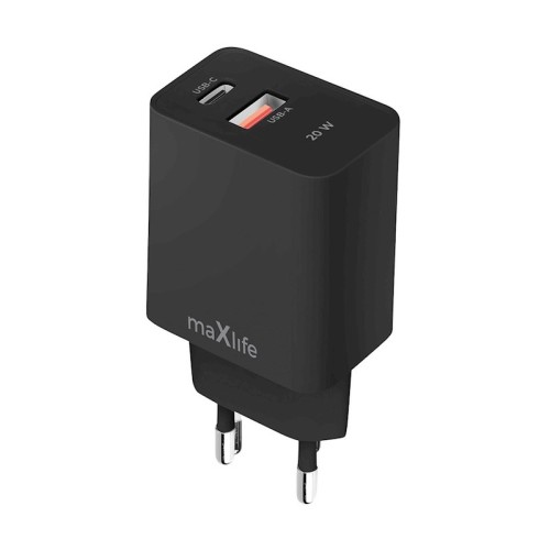 Zasilacz ładowarka USB-C + USB-A 20W PD QC MXTC-13-20ACV czarna