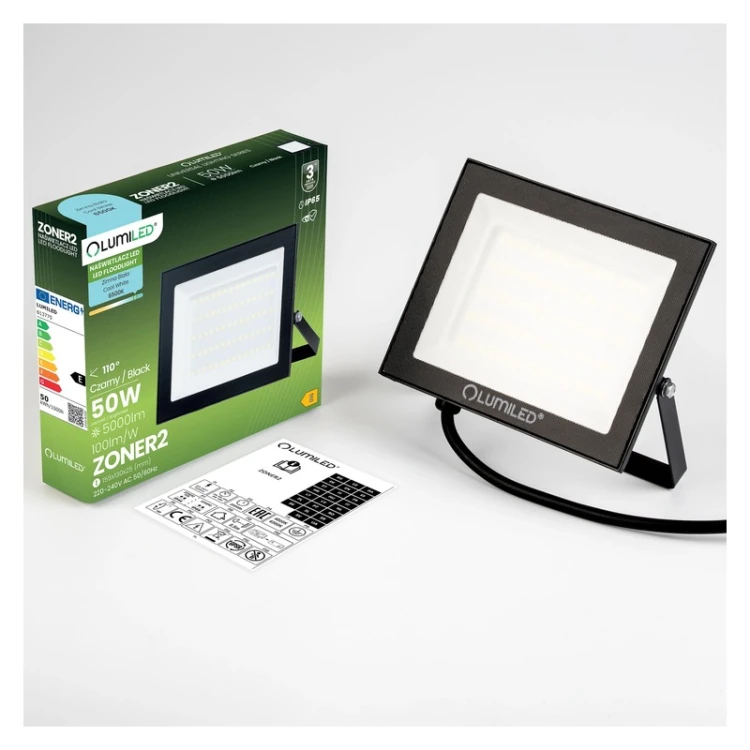 Naświetlacz ZONER2 LED 50W 5000 lm