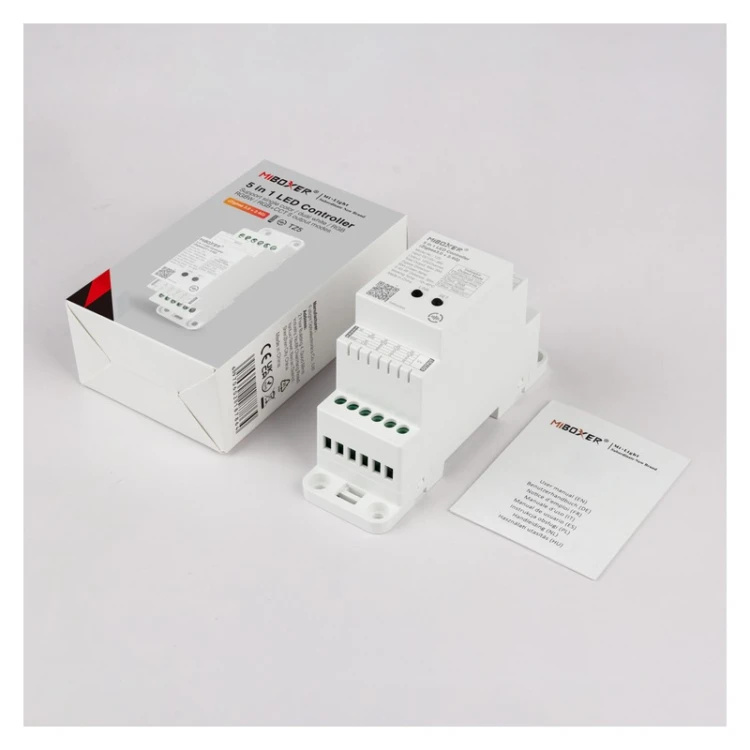 Kontroler LED 5w1 Zigbee na szynę 12–48V