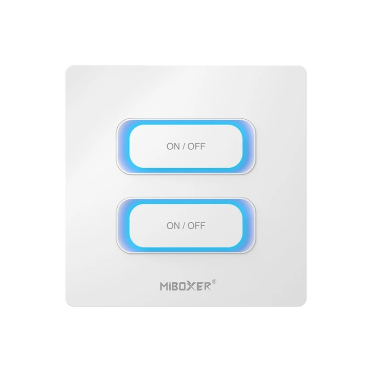 Inteligentny przełącznik ścienny 2-GANG ZigBee 3.0 + 2.4G
