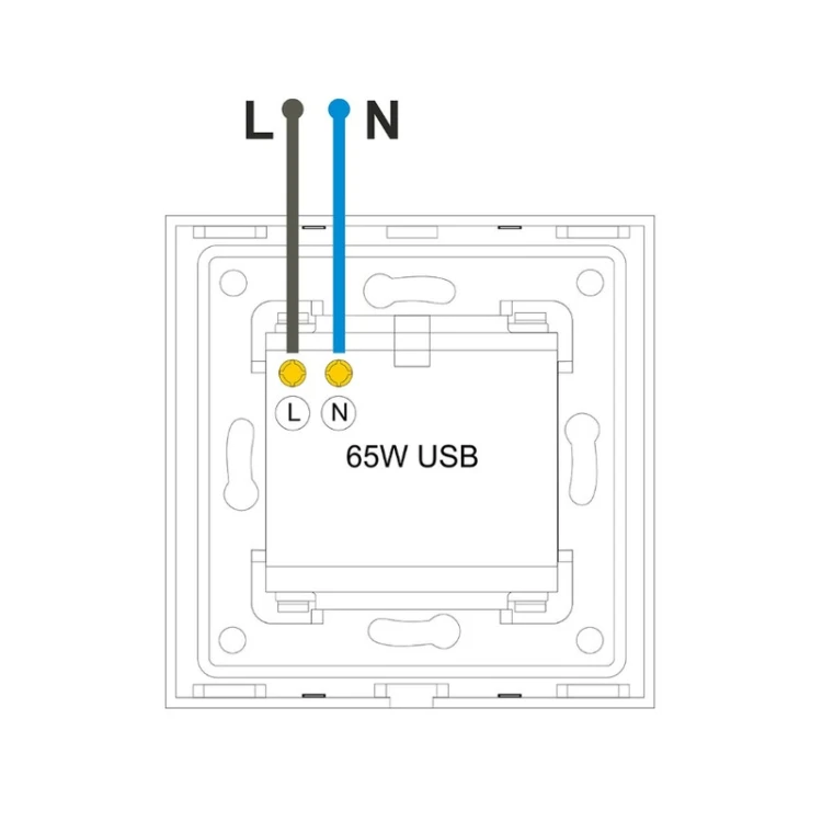 Ładowarka ścienna MDX 65W USB-A + 2xUSB-C