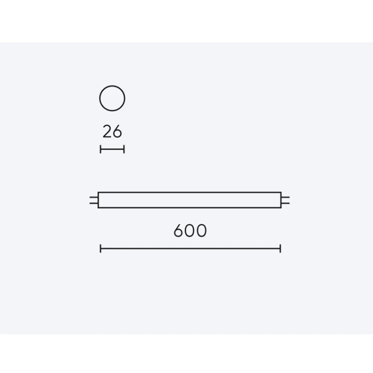 Tuba LED T8 60 cm 9W 1350 lm LED line PRIME zasilanie jednostronne