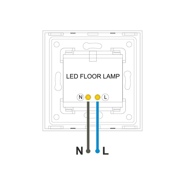 Oprawa LED schodowa MDX DELUXE szara z czujnikiem
