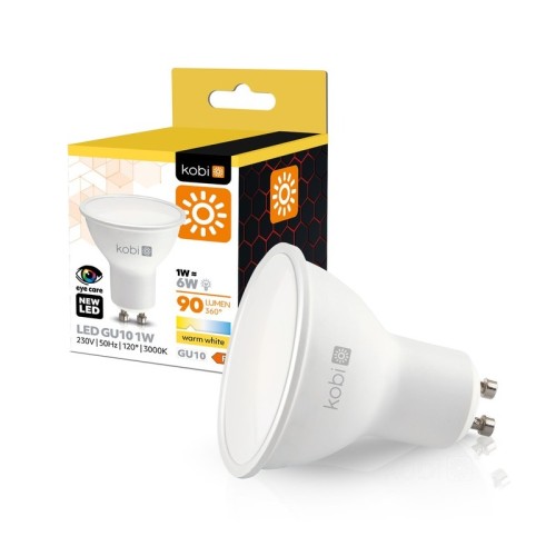 Żarówka LED GU10 1W 3000K biała ciepła