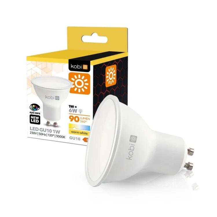 Żarówka LED GU10 1W 3000K biała ciepła
