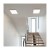 Kwadratowy plafon LED NIVERA SQUARE 24W IP54