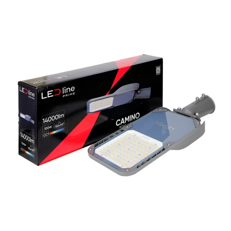 Oprawa uliczna LED 100W CAMINO szara IP66