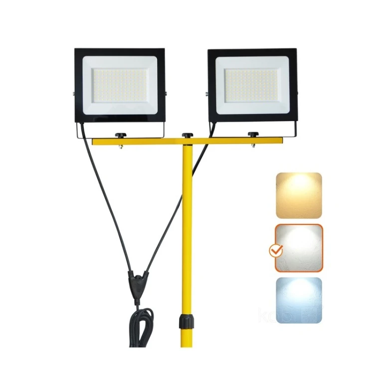 Zestaw 2x naświetlacz LED 100W IP54 na statywie