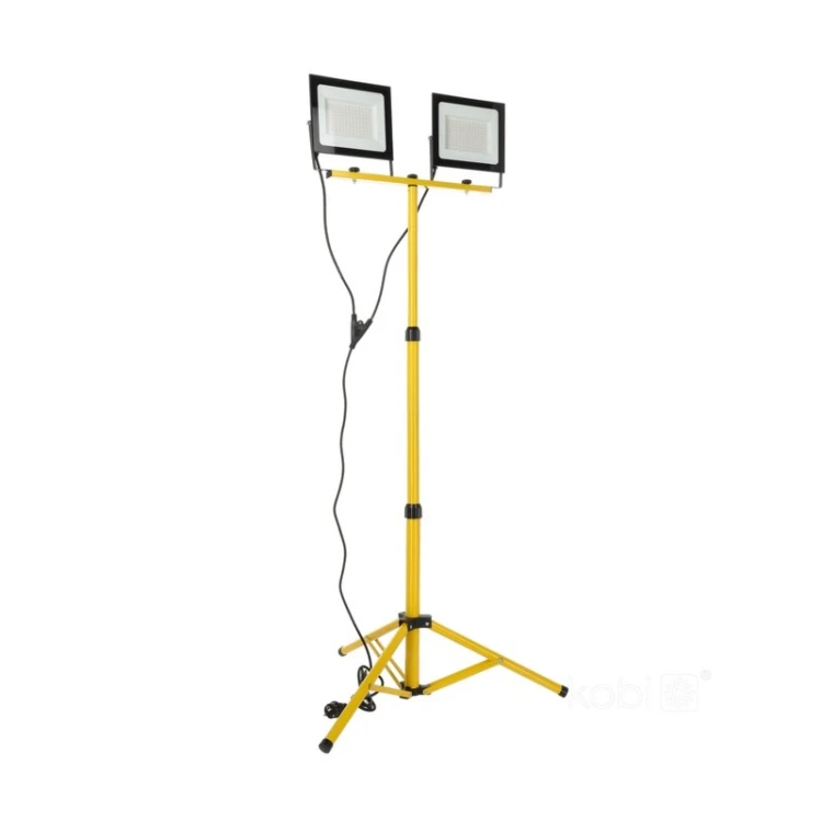Naświetlacze LED TIGRA 2x100W ze statywem budowlanym