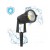 Czarna lampa ogrodowa BLAKE 5W IP65