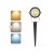 Lampa wbijana LED 5W IP65 BLAKE czarna