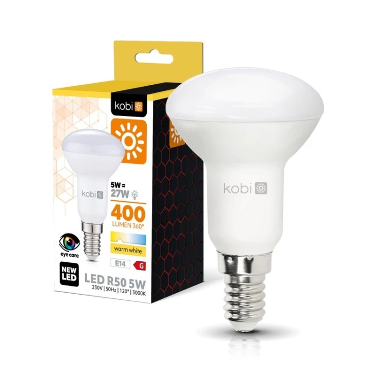 Żarówka LED E14 5W R50 3000K biała ciepła