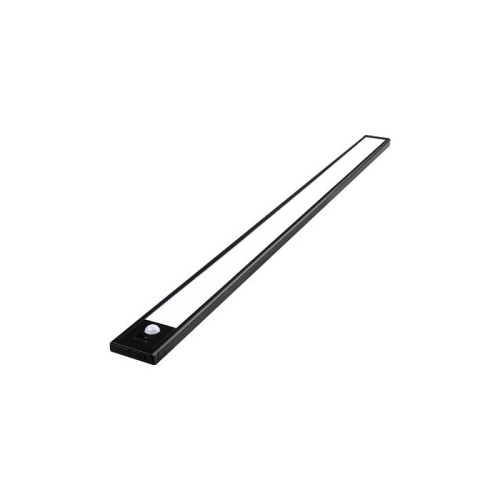 Lampa LED podszafkowa KUMO 4W 60 cm czarna z czujnikiem