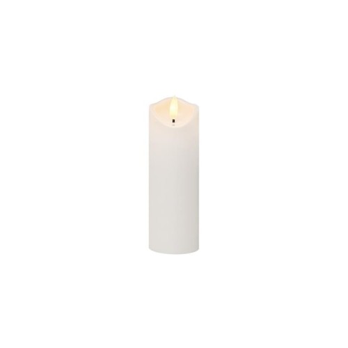 Świeczka LED 18cm 2000K 2xAA płomień biała