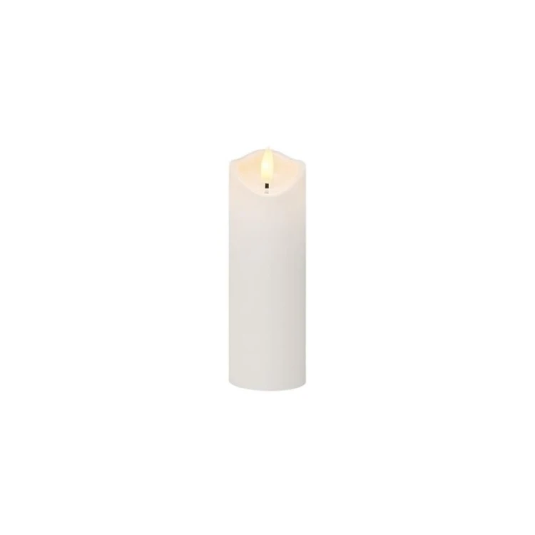 Świeczka LED 18cm 2000K 2xAA płomień biała