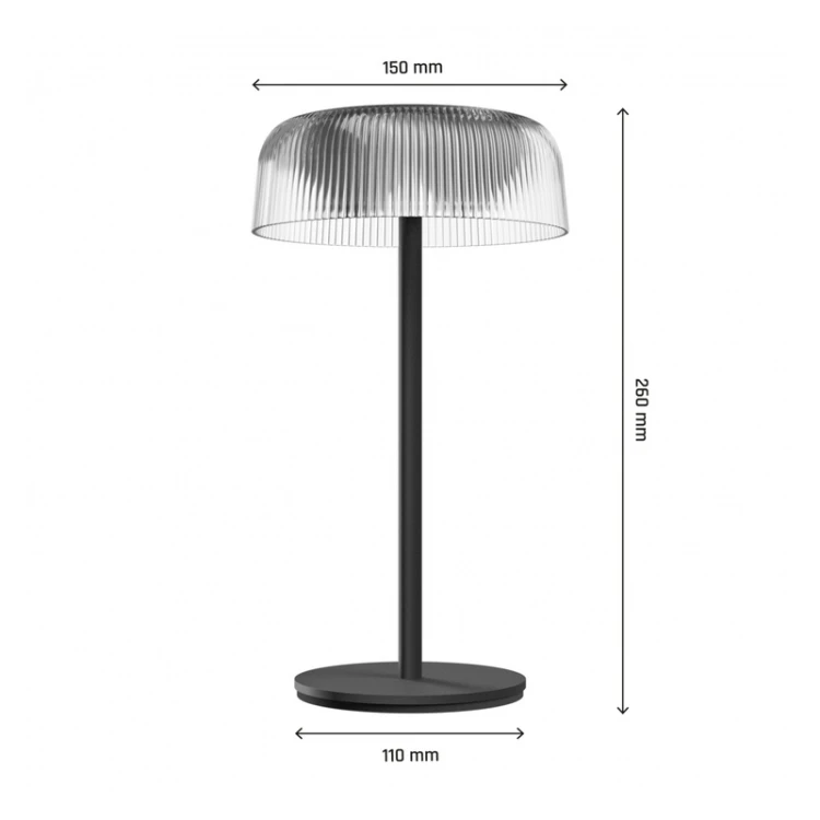 Dekoracyjna lampka stołowa Lumin Fungi 2,5W IP44