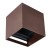 Kinkiet zewnętrzny LED G9 IP65 corten CUBE LED line LITE