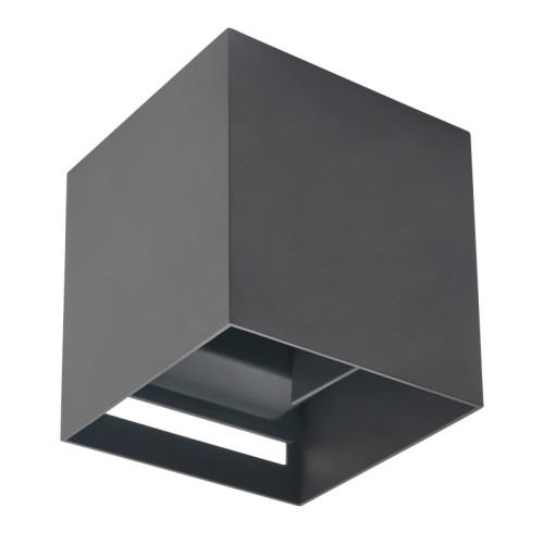 Kinkiet zewnętrzny LED line LITE CUBE G9 IP65 szary