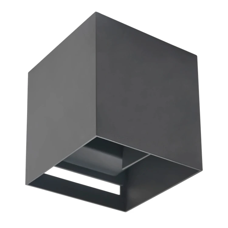 Kinkiet zewnętrzny LED line LITE CUBE G9 IP65 szary