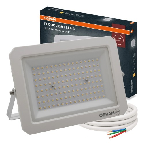 Naświetlacz LED Lens 100W 3000K IP65 biały