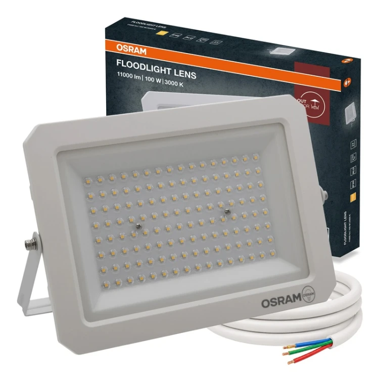 Naświetlacz LED Lens 100W 3000K IP65 biały