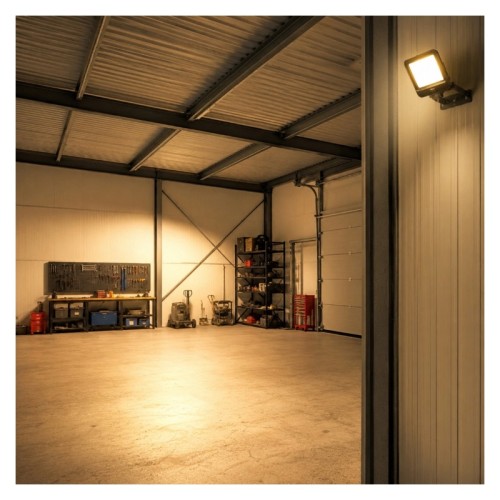 Biały naświetlacz LED 100W biała ciepła Lens