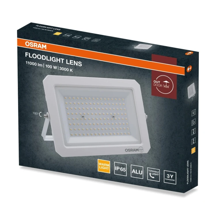 Naświetlacz zewnętrzny LED 100W IP65 biały
