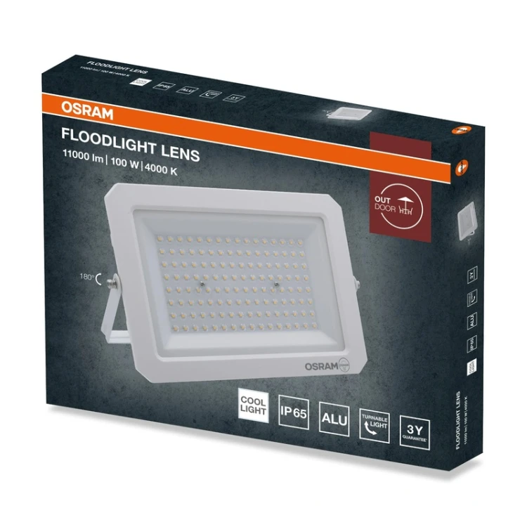 Naświetlacz zewnętrzny LED 100W IP65 biały