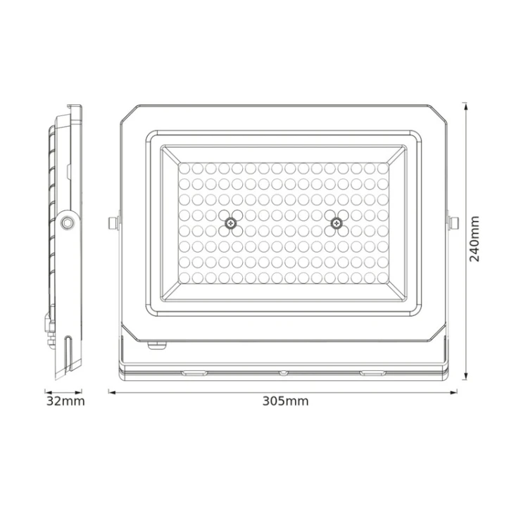 Reflektor LED Lens 100W 4000K biały