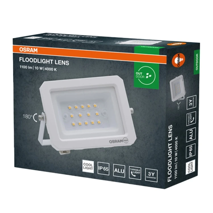 Naświetlacz zewnętrzny LED 10W IP65 biały