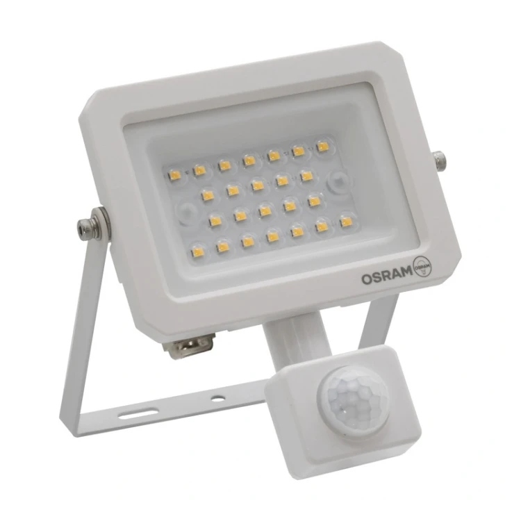 Lampa LED Lens 20W IP65 3000K z sensorem