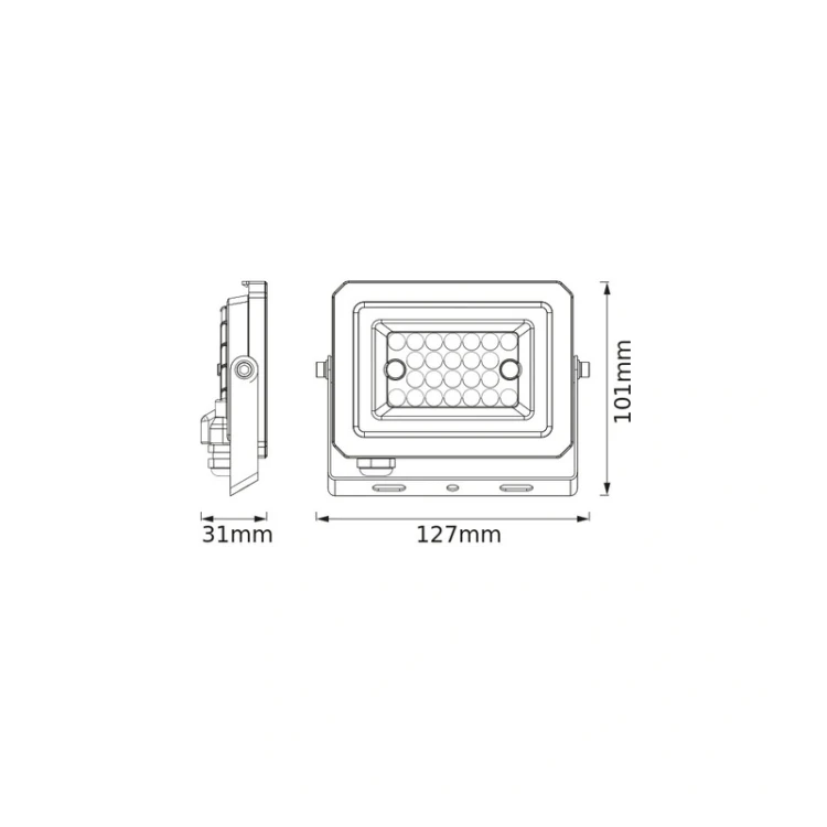 Reflektor LED Lens 20W 4000K biały
