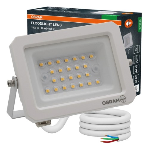 Naświetlacz LED Lens 20W 4000K IP65 biały
