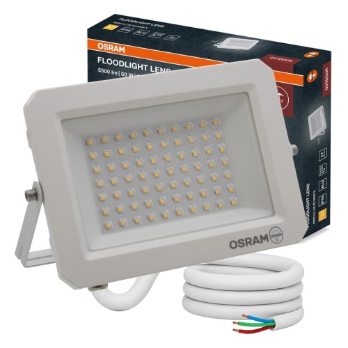 Naświetlacz LED Lens 50W 3000K IP65 biały