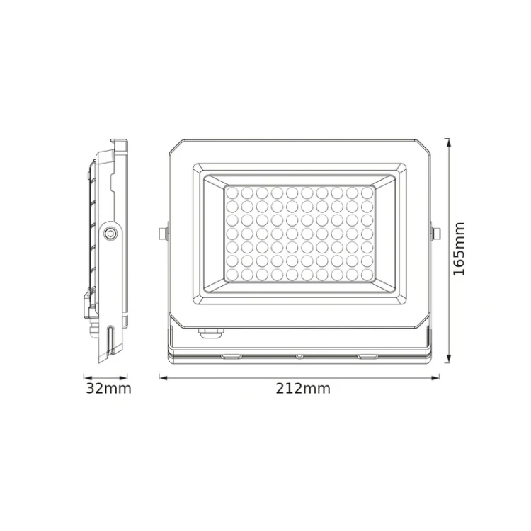 Reflektor LED Lens 50W 3000K biały